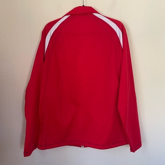 Barstool Sportsbook Red Zip Up Jacket ~ Sport-tek ~ Men’s Size L - Picture 2 of 15